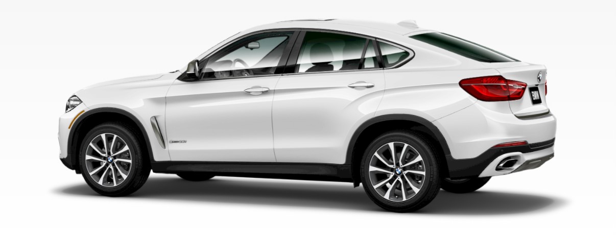 2018 BMW X6 xDrive35i Alpine White Rear Exterior 2018 BMW X6 xDrive35i Alpine White Rear Exterior